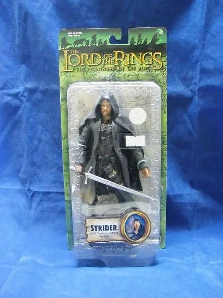 Toy Biz 魔戒 魔戒現身 神行客 Lord Of The Rings Fellowship Of The Ring Strider With Sword-Slashing Action (Lotr-81381) B14947891 1