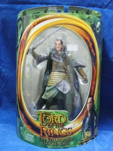 Toy Biz 魔戒 魔戒現身 愛隆 Lord Of The Ring Fellowship Of The Ring Elrond With Elven Sword Attack Action (Lotr-81062) B5608532 1
