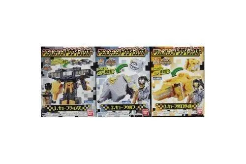 Bandai 05858 動物戰隊獸王者 統率獸王 方塊犀牛 方塊狼 方塊鱷 盒蛋套裝 Doubutsu Sentai Zyuohger Action Change Tousai Zyuoh Cube Rhinos Cube Wolf Cube Crocodile Set (Epc-994-33) 存 1