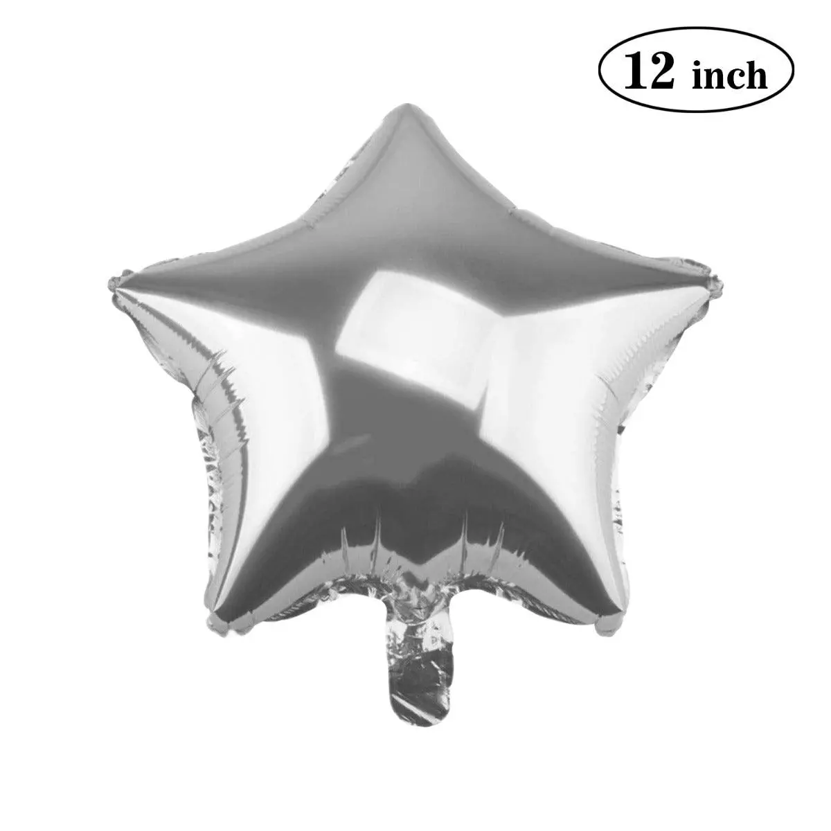 Partycorp 12 Inch Silver Star Foil Balloon, 1 Pc 1
