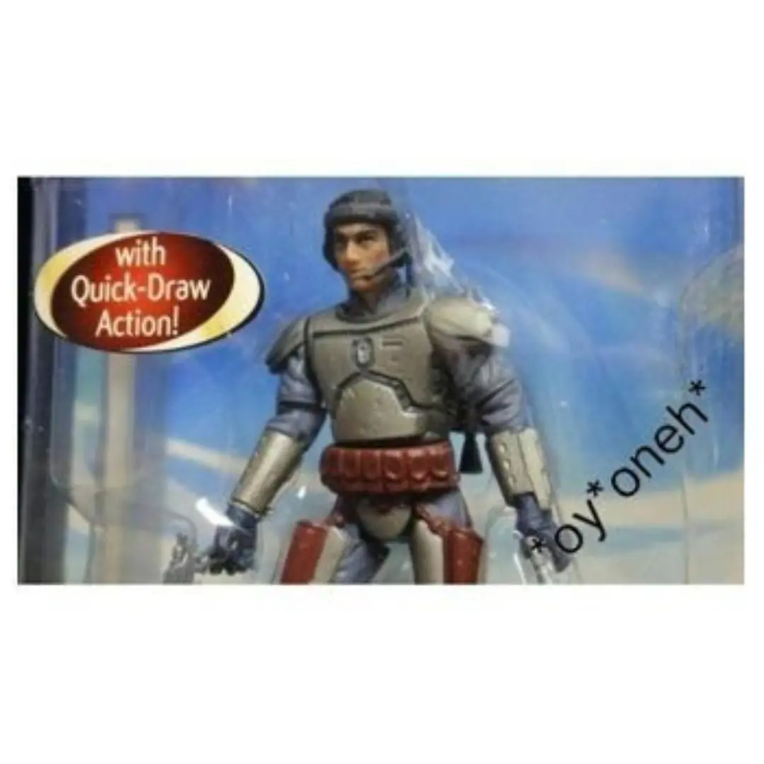 Tomy 星球大戰前傳 複製人侵略 強格·費特 奴隸一號 機師 Star Wars Attack Of The Clones Jango Fett Slave 1 Pilot Quick-Draw Action 日版 (Buy-63954-Spk 倉) 2