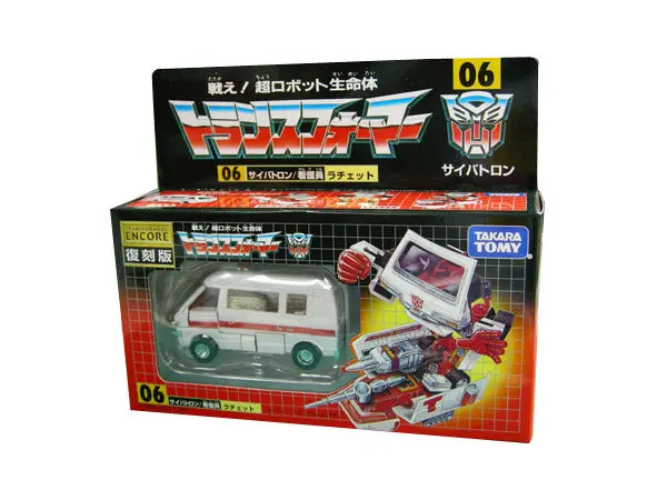 Takara Tomy Transformers Encore 06 Ratchet Ambulance 變形金剛 看護員 救護車 79240 (Piu-134) 1117662198 1