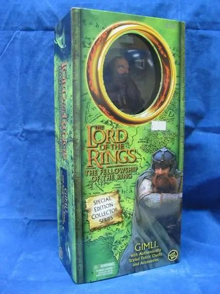 Toy Biz 魔戒 魔戒現身 金靂 Lord Of The Rings Fellowship Of The Ring Gimli (Lotr-81103) 1114955710 1