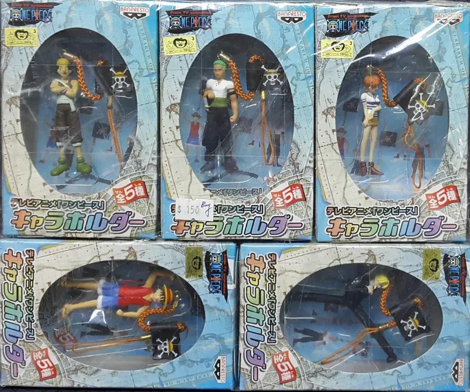 Banpresto 電視動畫 海賊王 人物吊飾 路飛 卓洛 奈美 烏索普 山治 套裝 Television Animation One Piece Character Holder Luffy Zoro Nami Usopp Sanji Set (Buy) L 1