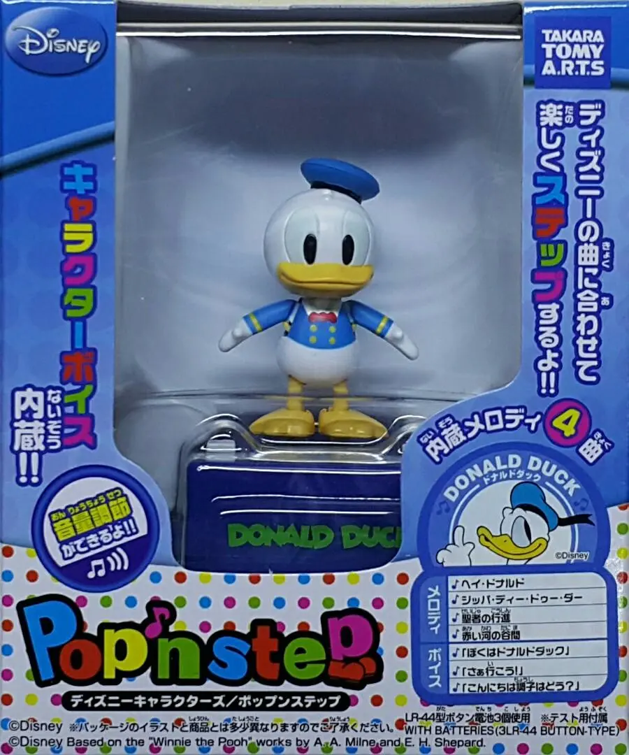 Takara Tomy A.R.T.S 51801 迪士尼角色 流行樂舞步 唐老鴨 Disney Characters Pop'n Step Donald Duck (Epc-1427-30) 存 1