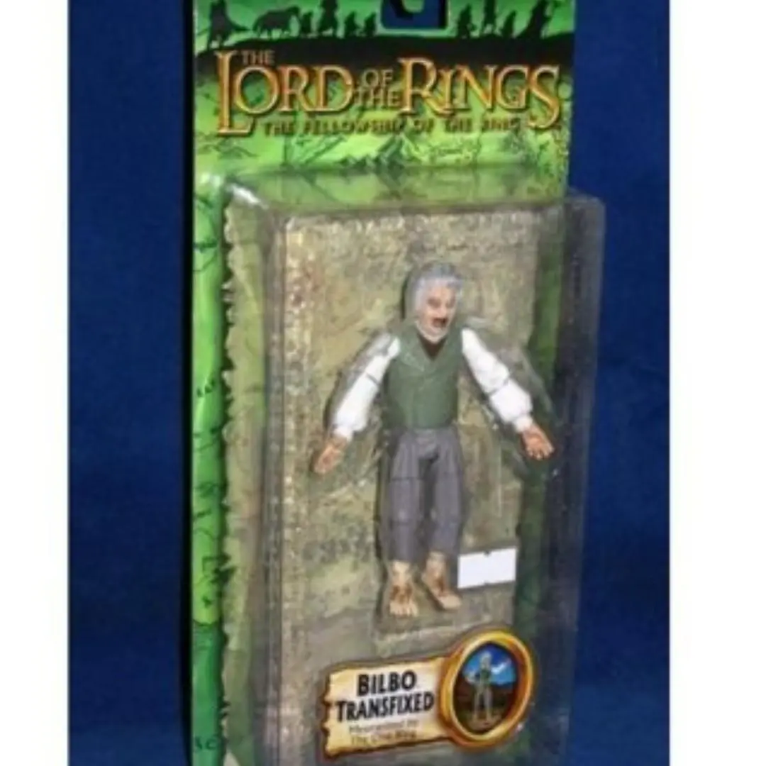 Toy Biz 81490 魔戒首部曲 魔戒現身 比爾博·巴金斯 伊恩·荷姆 The Lord Of The Rings The Fellowship Of The Ring Bilbo Transfixed Mesmerized By The One Ring Ian Holm (Lotr) 1