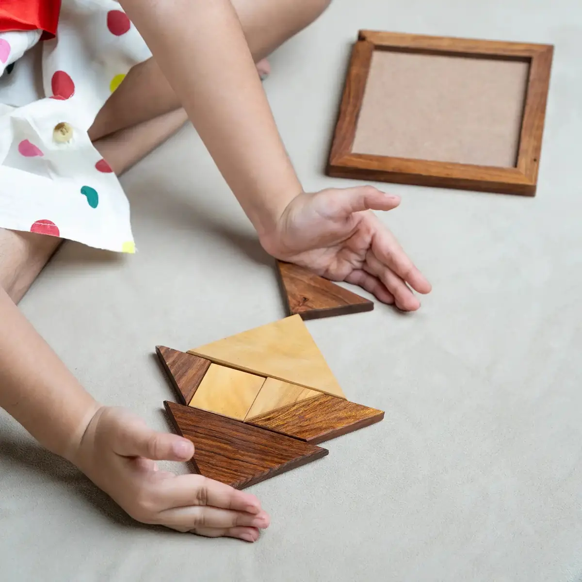 Mittimate Wooden Tangram Puzzle – Brain-Boosting Puzzle Game For Kids (6+) | Fun, Learning & Perfect Gift Choice 1