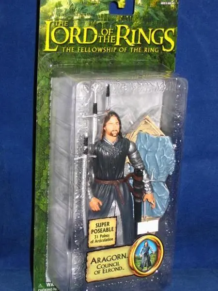 Toy Biz 魔戒 魔戒現身 亞拉岡 Lord Of The Rings Fellowship Of The Ring Aragorn Council Of Elrond (Lotr-81631) B5604237 1