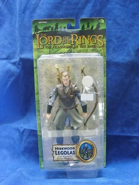 Toy Biz 魔戒 魔戒現身 Lord Of The Rings Fellowship Of The Ring Mirkwood Legolas With Woodland Realm Weaponry (Lotr-81491) 1113163955 1