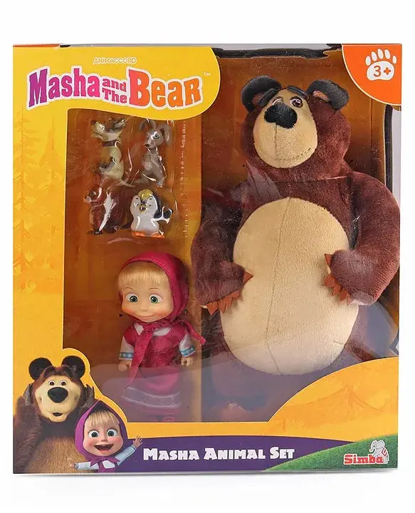 Simba Masha And The Bear Masha`S Animal Set For Ages 3+ 1