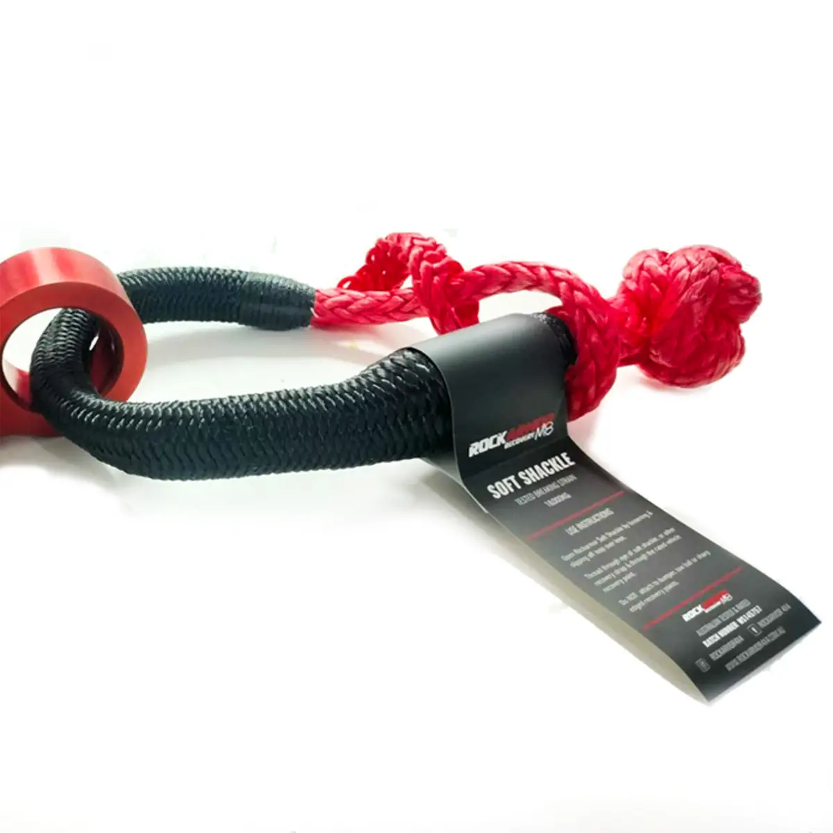 Soft Shackle - 14,000Kg Red (With Uhmwpe Binding) 1