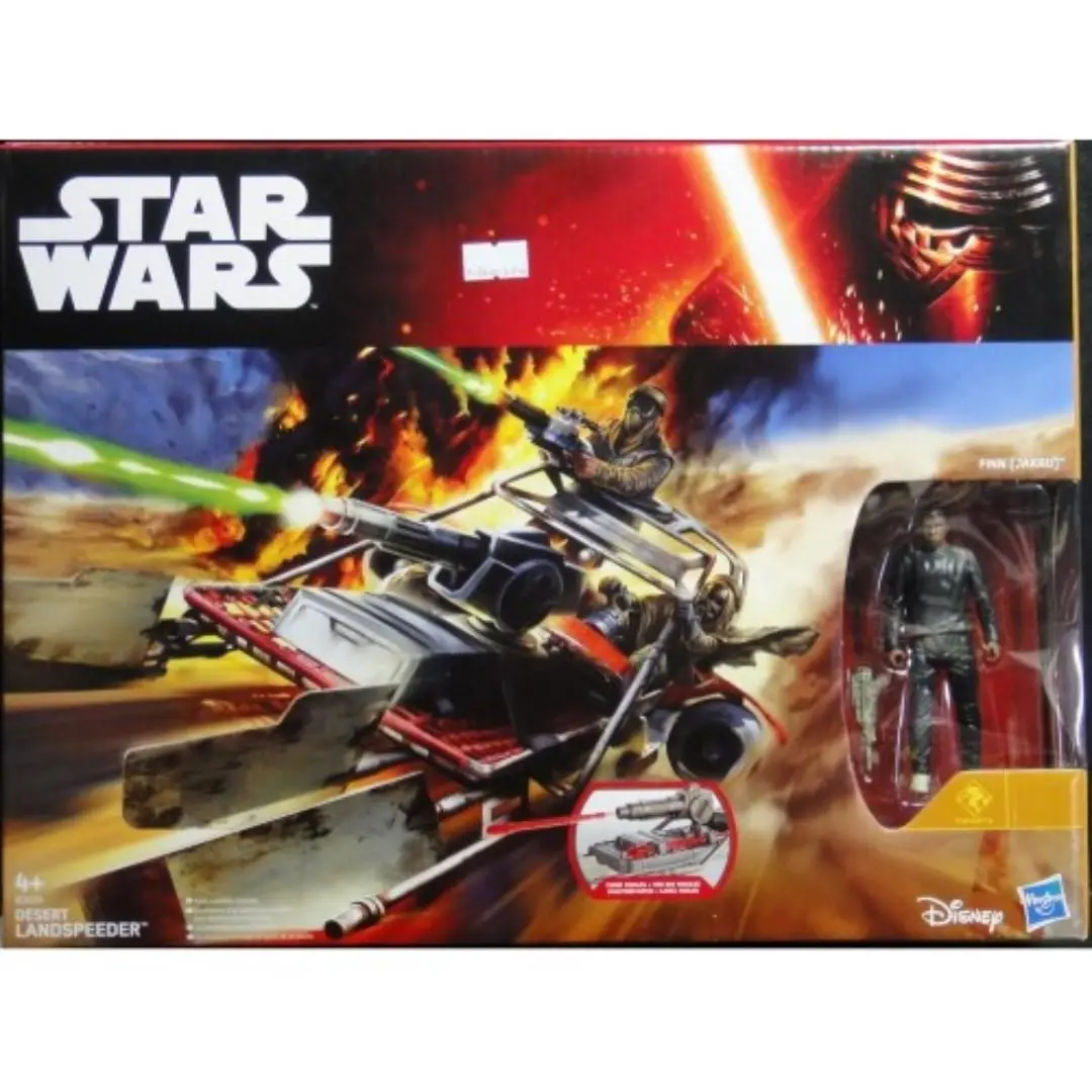 Hasbro 星球大戰 Star Wars Finn Jakku With Desert Landspeeder B3674(Piu/P145-60) 1