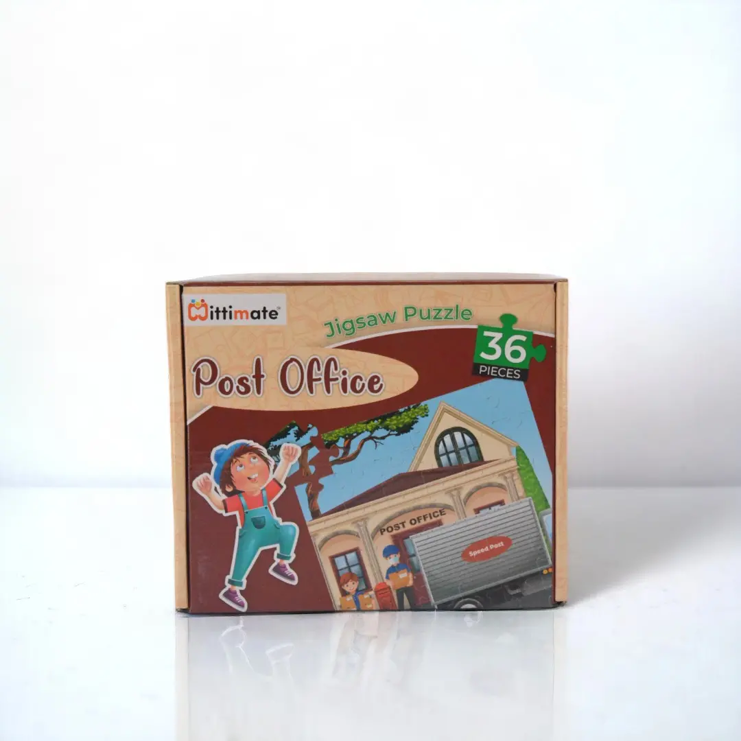 Mittimate Post Office Jigsaw Puzzle – 36-Piece Cardboard Puzzle For Kids (Ages 4-6) | Fun, Learning & Perfect Birthday Gift 1