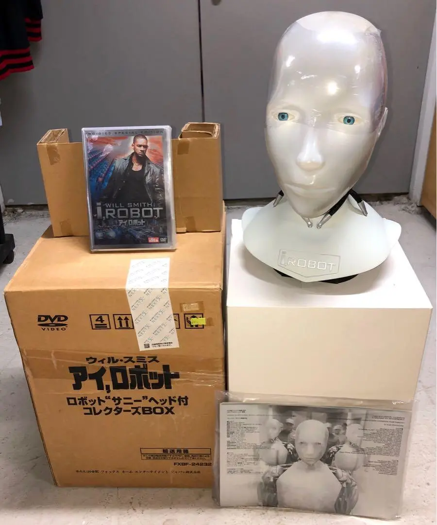Hold----1/1 Scale 智能叛變 I Robot Sonny Bust Head Japan Limited Edition Dvd Box Set 1