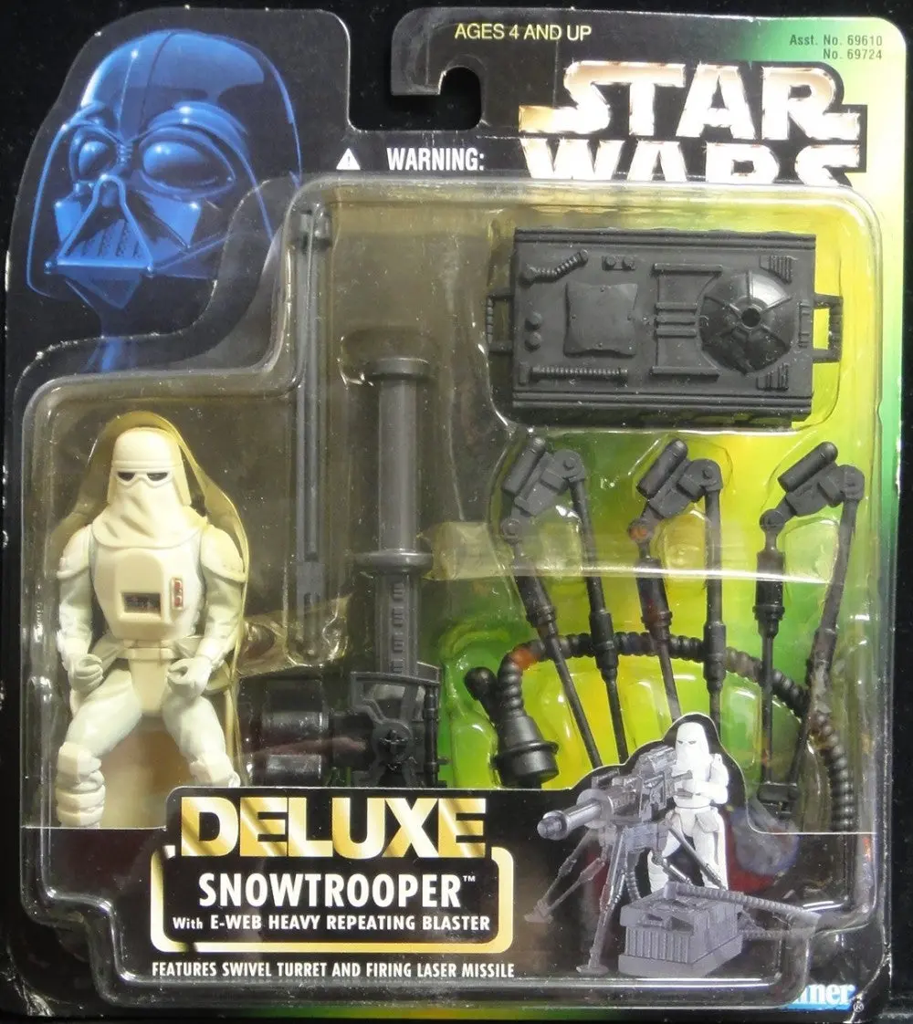 Kenner 星球大戰 Star Wars Deluxe Snowtrooper With E-Web Heavy Repeating Blaster 日版 (Wkg-14113) 1
