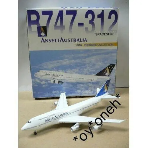 Dragon Wings 1/400 Ansett Australia 747-312 Vh-Inj 55083 Wkg 1
