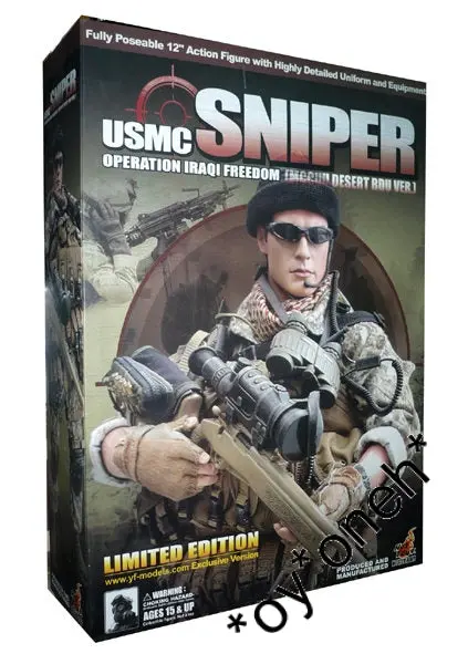 1/6 Hot Toys Usmc Sniper (Mccuu Desert Bdu) 12吋公仔 (Piu1200)1118164547 1