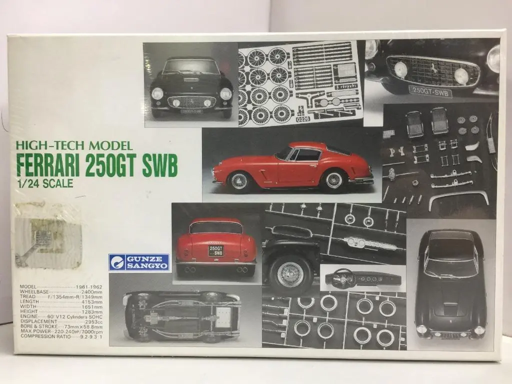 Gunze Sangyo 1/24 Ferrari 250Gt Swb High-Tech Model (G-226:4500) (C890a-929) 1