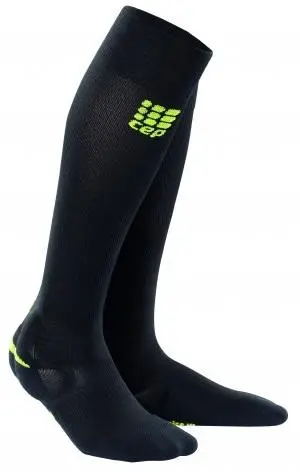 Cep Ortho Ankle Support Sock Black/Green Woman 1