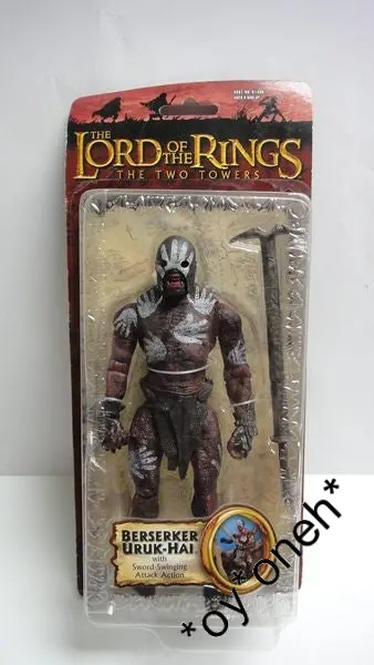 Toy Biz 魔戒 雙城奇謀 Lord Of The Rings Two Towers Berserker Uruk-Hai With Sword-Swinging Attack Action (Lotr-81410) 1134172477 1