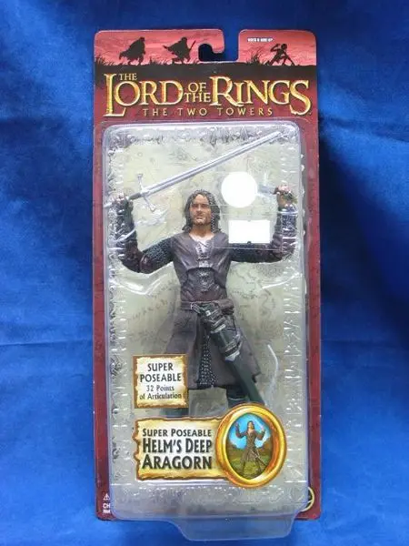 Toy Biz 魔戒 雙城奇謀 亞拉岡 Lord Of The Rings Two Towers Helm's Deep Aragorn (Lotr-81446) B5640226 1