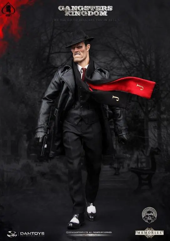 C1067-52 Damtoys Gangster Kingdom 黑幫王國 Spade J Memories Ver. 黑桃 J 1/6 Figure 1