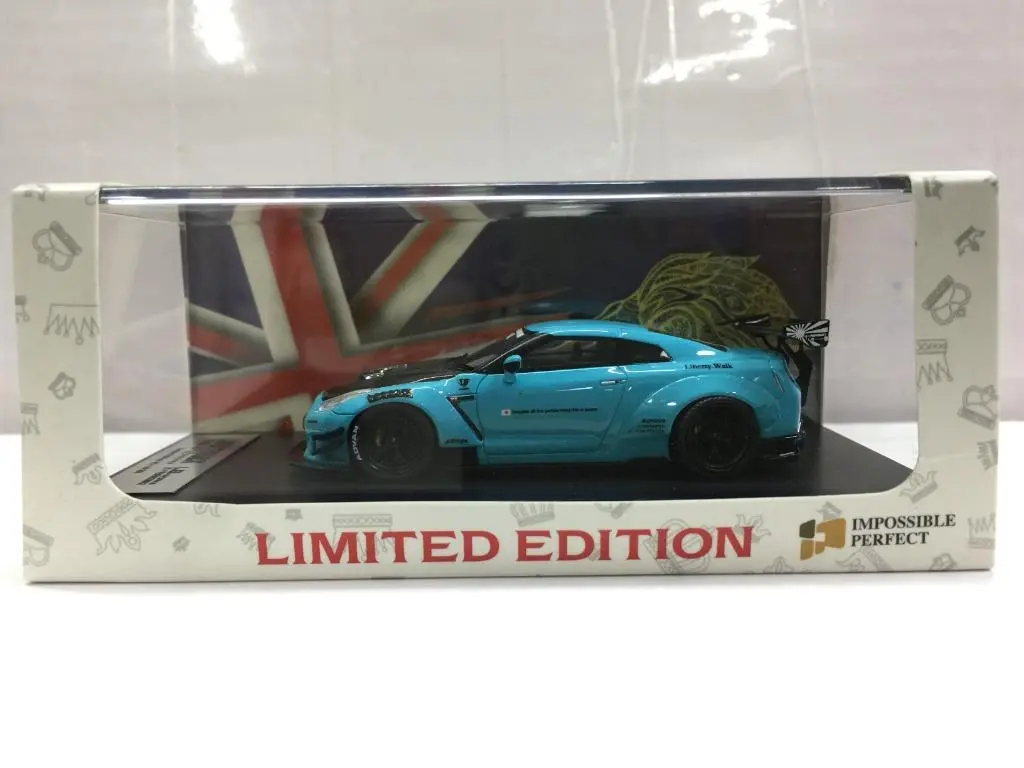Mce 1/64 Nissan Gtr Blue (Ip640016gtr) (C1123-140A) 1