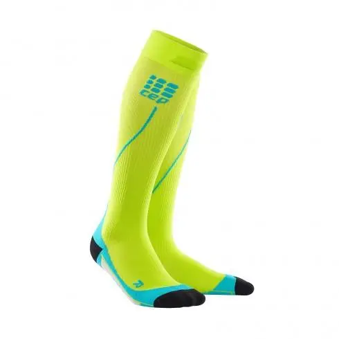 Cep Pro+ Run Sock 2.0 Lime Hawaii Blue Men 1