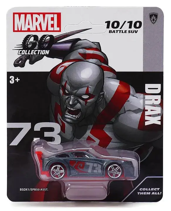 Marvel Go 1:64 Diecast Drax Battle Suv Toy Car For Collection For Ages 3 Years And Up 1