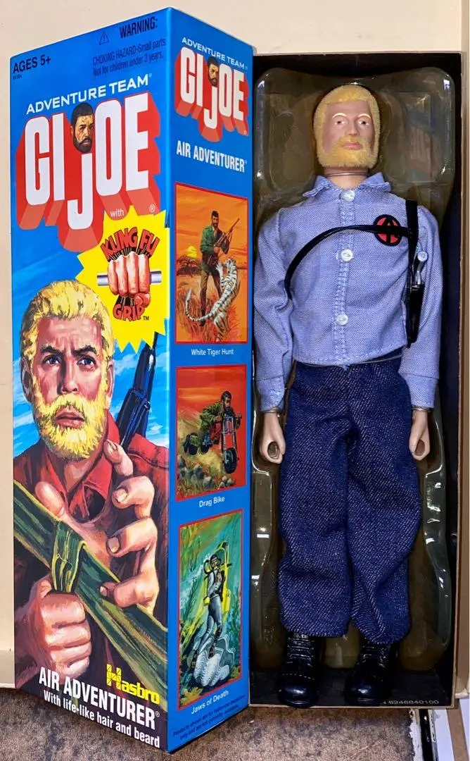 Hasbro Adventure Team Gi Joe 義勇群英 Kung Fu Grip 12” Figure Air Adventurer With Life Like Hair And Beard (Pa-189) 1