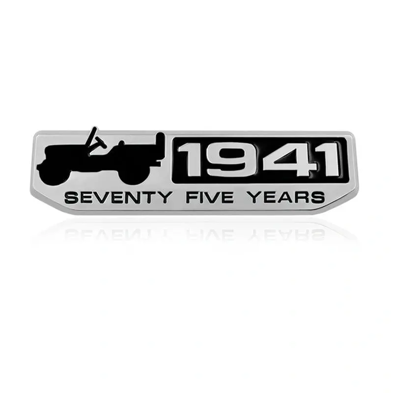 1941 75Th Anniversary Badge Sticker 1