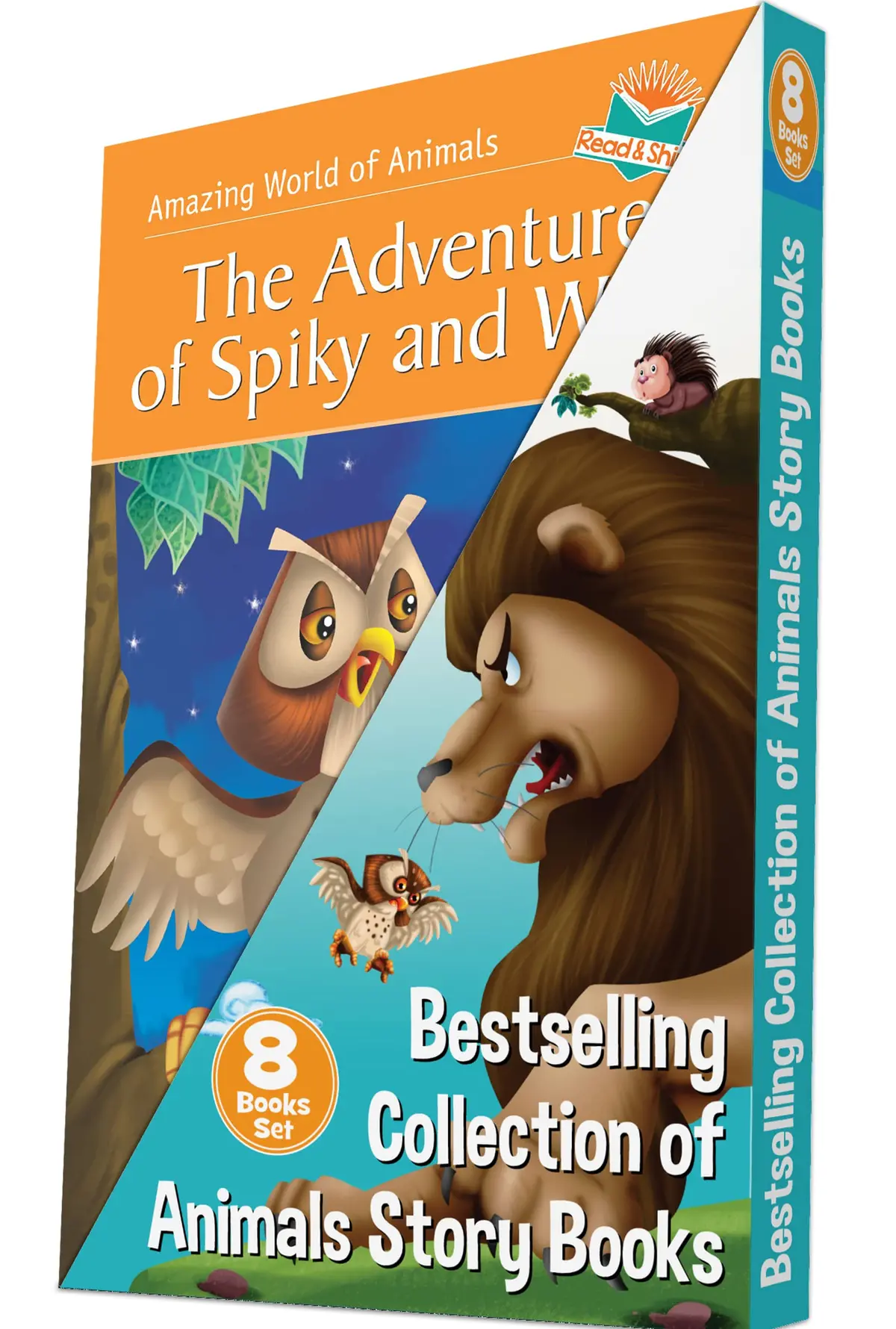 Pegasus Self Reading Amazing Animal Story Books Set Of 8 For Children 1