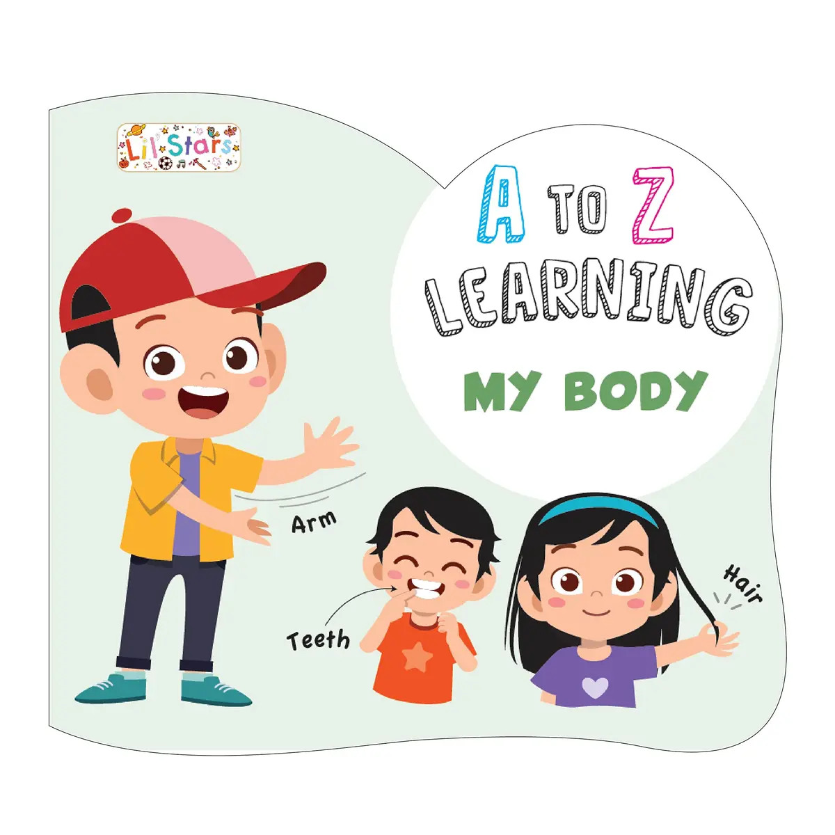 Pegasus A To Z Learning My Body Board Book For Kids Children 1