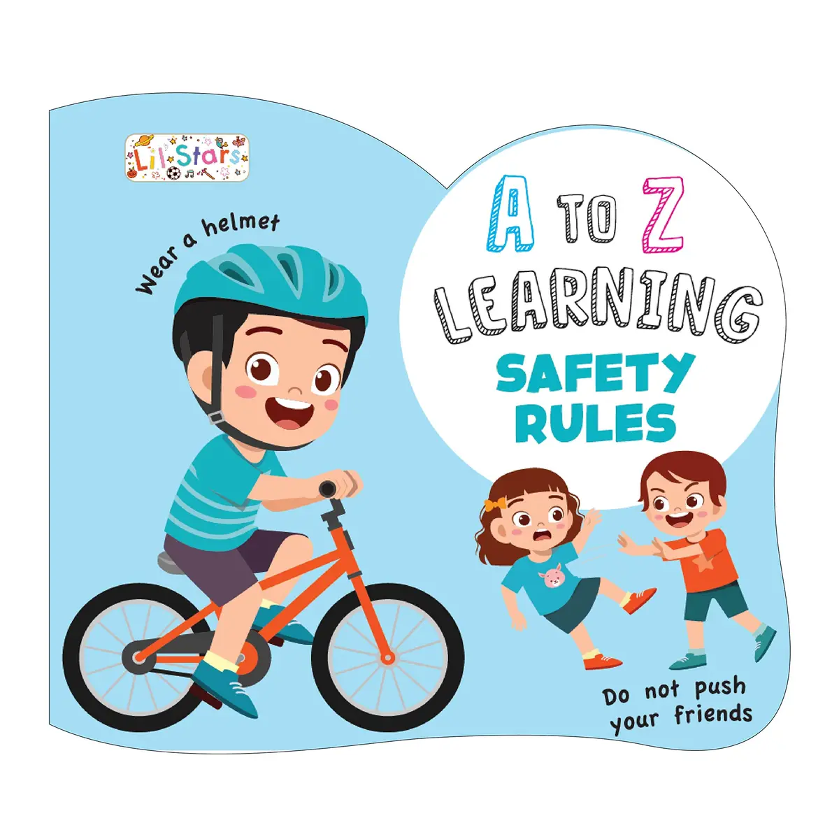 Pegasus A To Z Learning - Safety Rules Board Book For Kids Children 1
