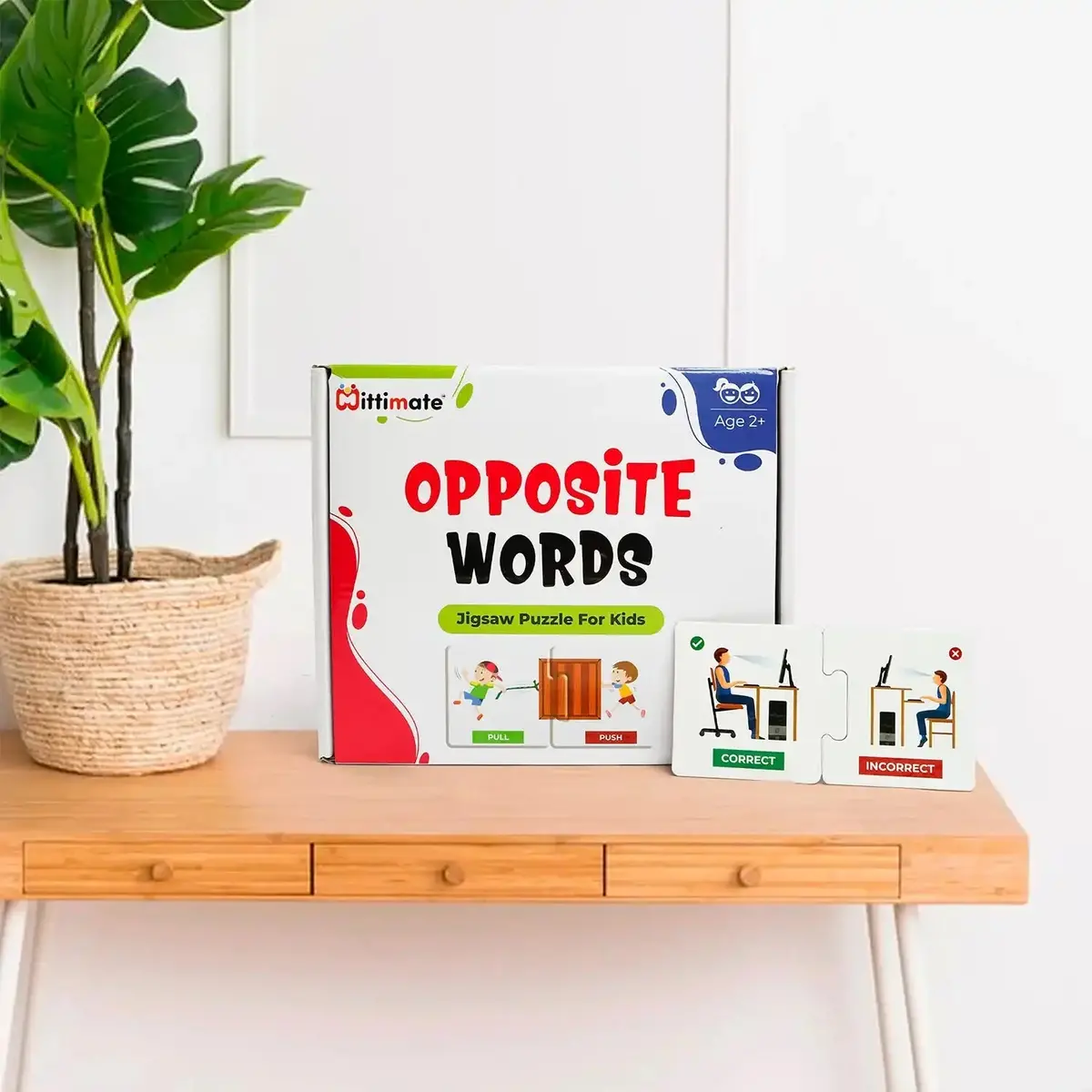 Mittimate Opposite Word Educational Jigsaw Puzzle Game For Kids Age 2 To 4 Old I 60 Pieces Puzzle Toy I Birthday Gift For Children 1