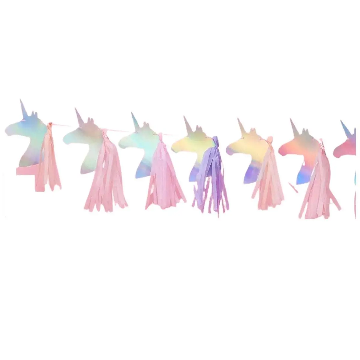 Partycorp Unicorn Party Decorations Bunting Banner, Unicorn Party Decoration For Kids - Balloons Not Included 1