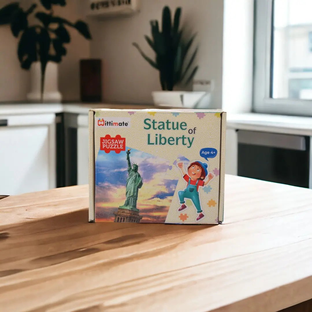 Mittimate World Statue Of Liberty Jigsaw Puzzle – 36-Piece Cardboard Puzzle For Kids (Ages 4-6) | Fun, Learning & Perfect Birthday Gift 1