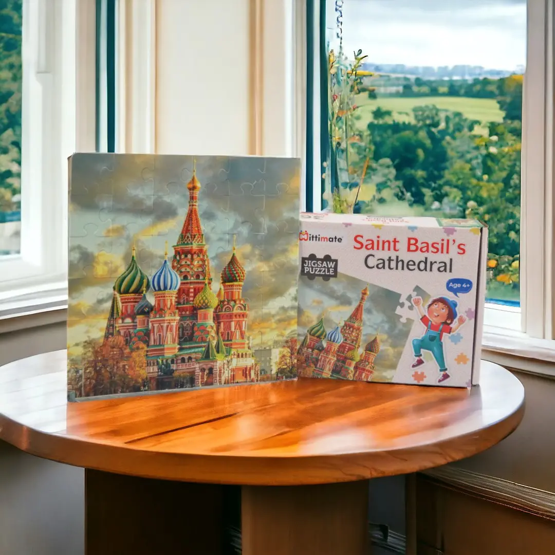 Mittimate Saint Basil's Cathedral Jigsaw Puzzle – 36-Piece Cardboard Puzzle For Kids (Ages 4-6) | Fun, Learning & Perfect Birthday Gift 1