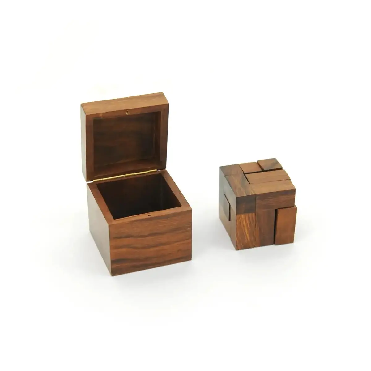 Mittimate Wooden Soma (Cube) Puzzle – Brain Teaser Game For Kids (6+) | Skill-Building 3D Puzzle With Storage Box 1