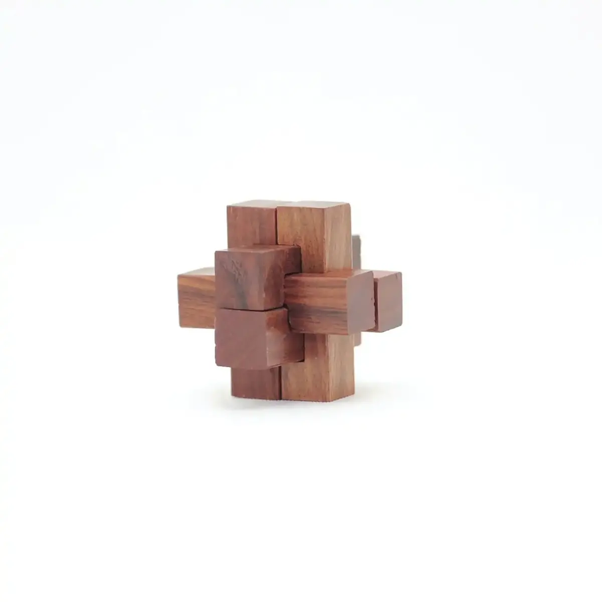 Mittimate Wooden Burr Puzzle – Brain-Teasing 3D Puzzle Game For Kids (6+) | Fun & Engaging Wooden Challenge 1