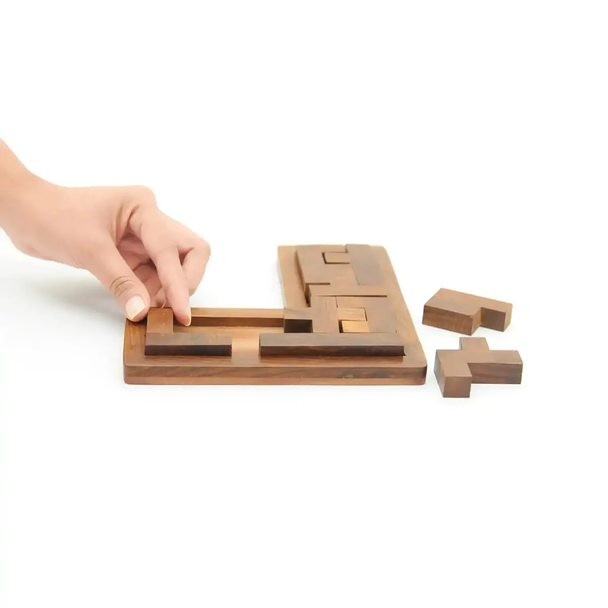 Mittimate Wooden L-Shaped Pentomino Puzzle – Brain-Boosting Jigsaw Game For Kids (6+) | Fun, Learning & Perfect Birthday Gift 1