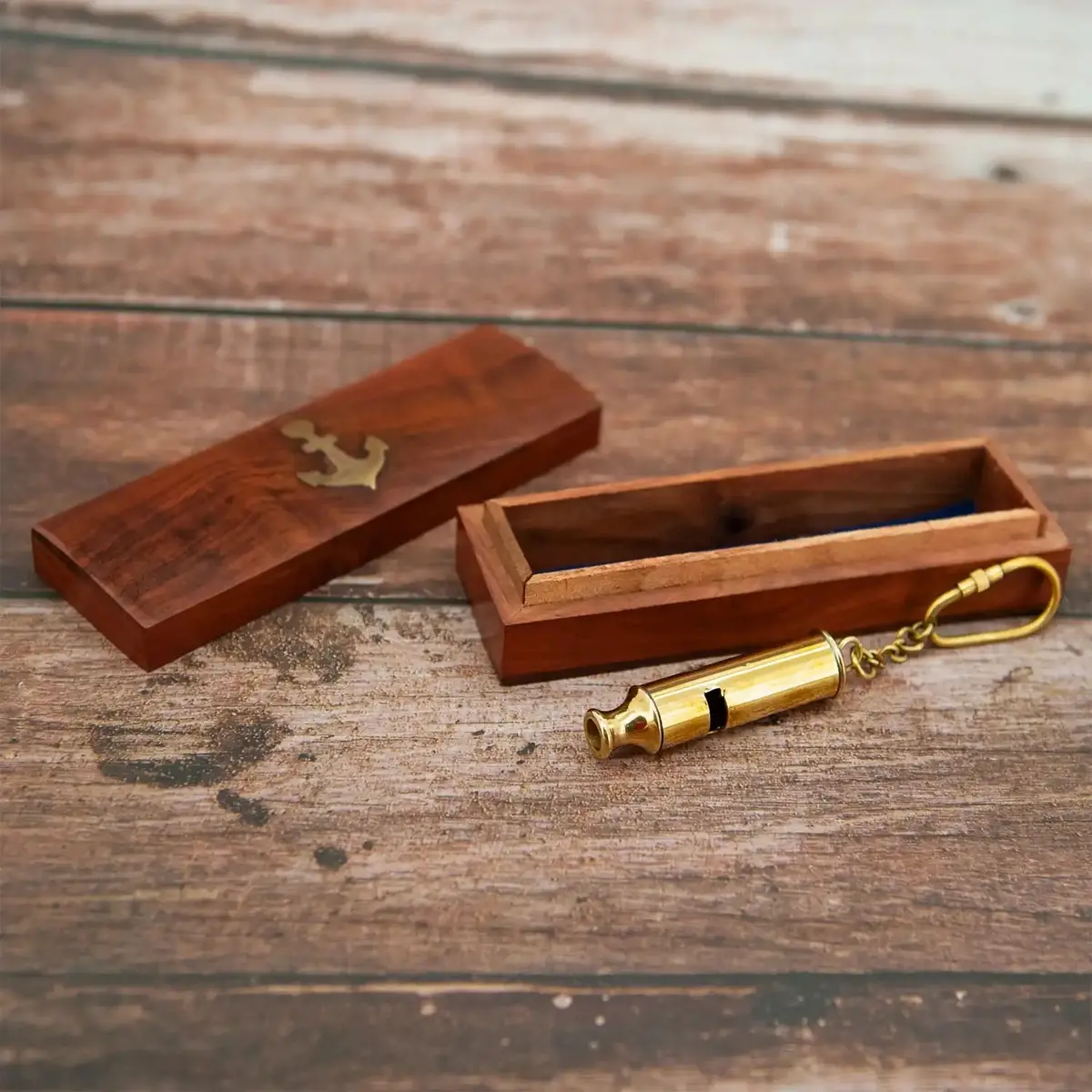 Mittimate Premium Brass Nautical Whistle – Antique Maritime Whistle For Kids | Perfect For Referees, Coaches, Camping & Emergencies 1