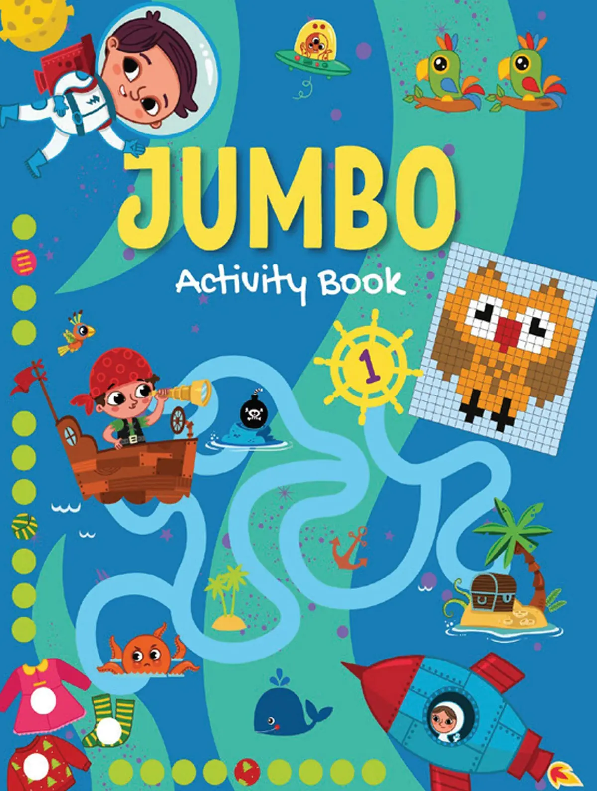 Pegasus Jumbo Activity Book 1 - Mega Activity Book For 3 To 5 Years Old Kids 1