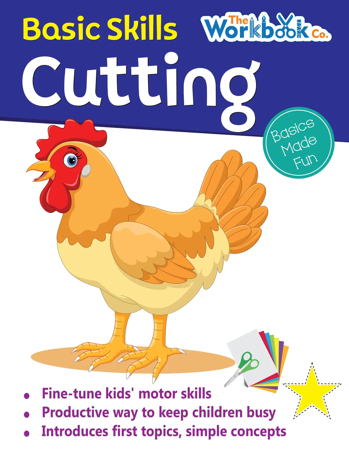 Pegasus Cutting - Basic Skill Activity Book For Kids 1