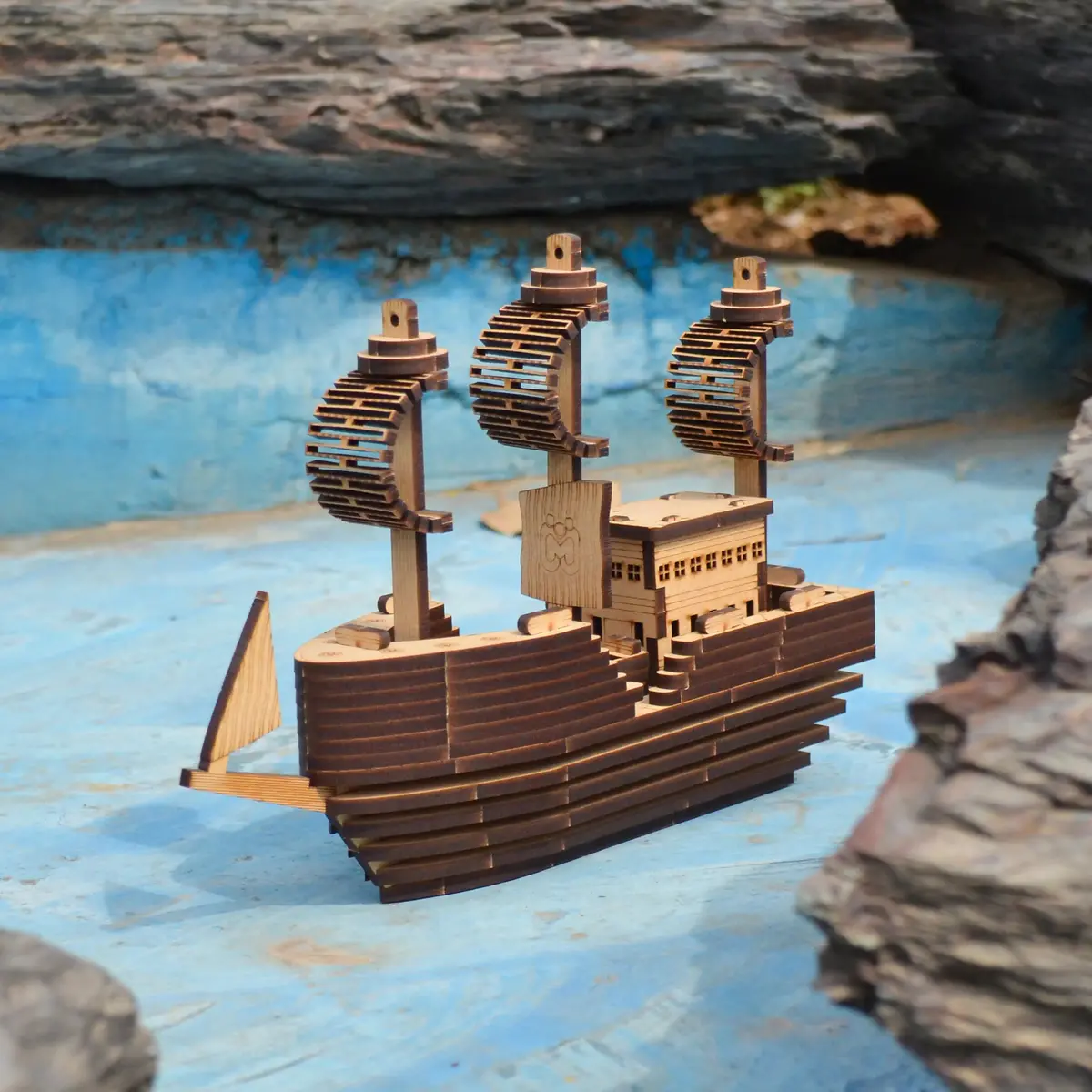 Mittimate 3D Diy Great White Ship Model For Kids 8+ Year I Brain Teaser 3D Ship Building Toy I Birthday Gift For Chlidren 1