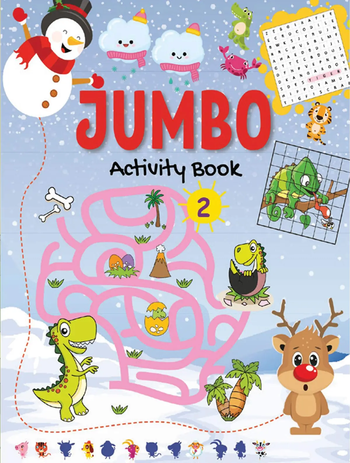 Pegasus Jumbo Activity Book 2 - Mega Activity Book For 4 To 6 Years Old Kids 1