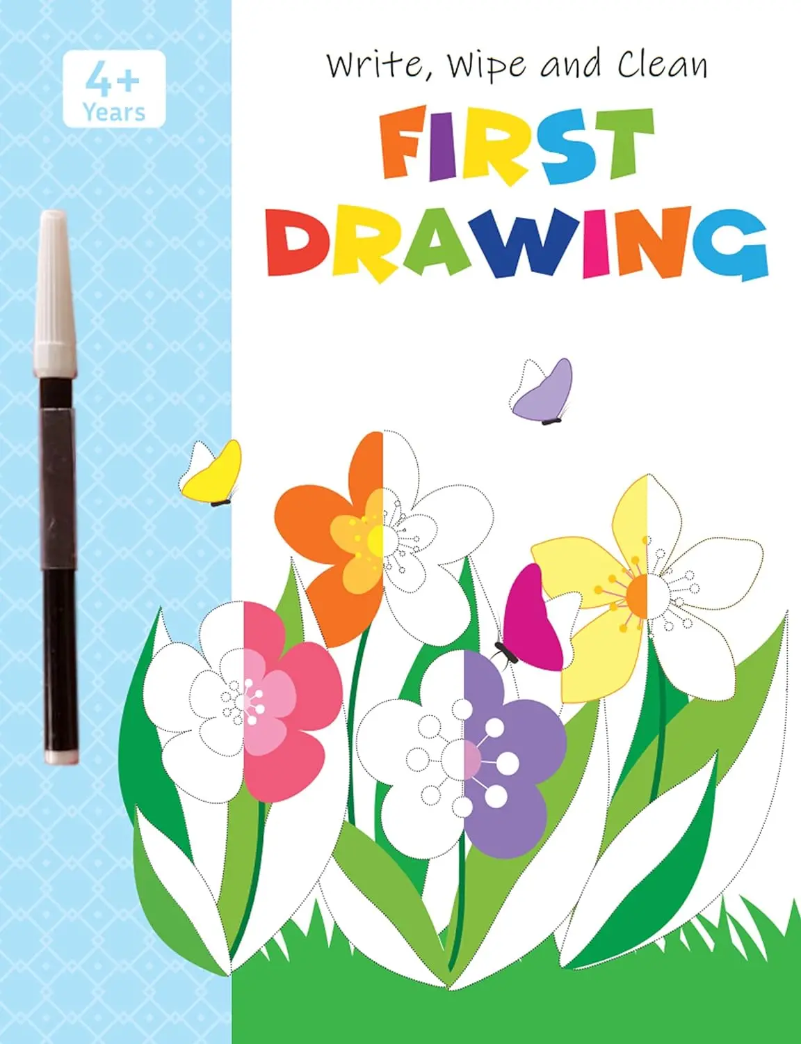Pegasus First Drawing-Wipe N Clean Book 1