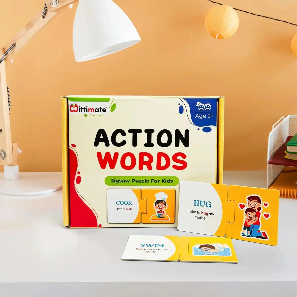 Mittimate Action Words Jigsaw Puzzle Game For Kids Age 2 To 4 Old I 60 Pieces Educational Puzzle Toy I Birthday Gift For Children 1