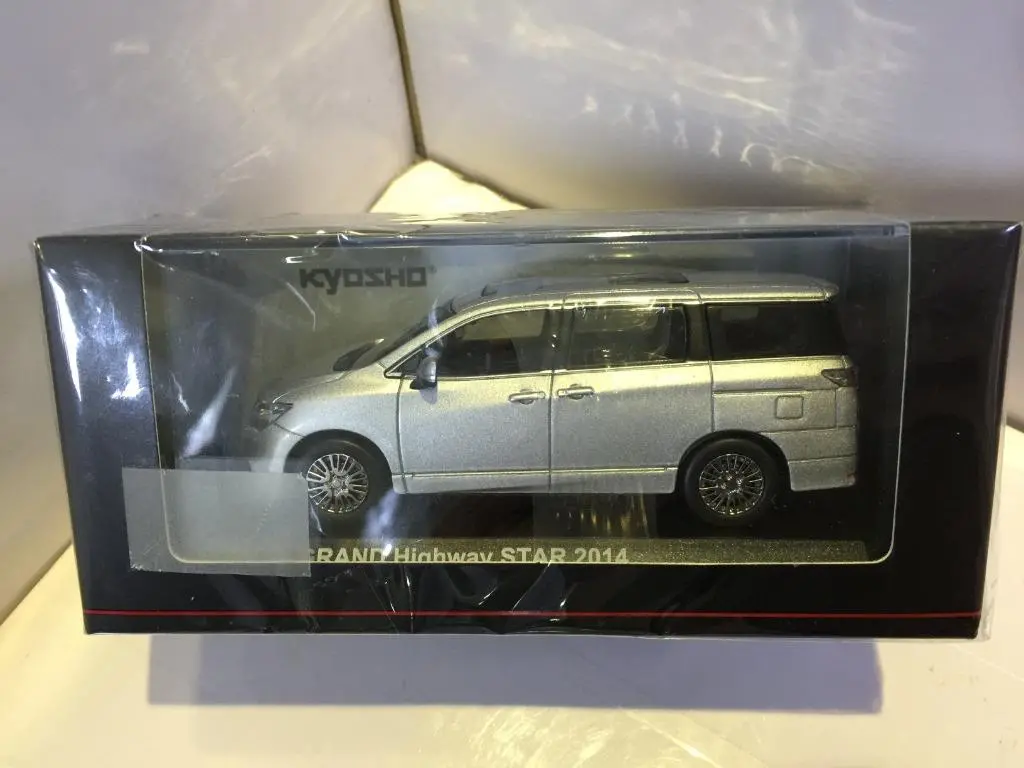 Kyosho 1/43 Nissan Elgrand Highway Star 2014 Brilliant Silver (28202) (Piu120) 1