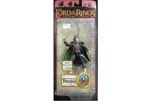 Toy Biz 81449 魔戒二部曲 雙城奇謀 佛羅多·巴金斯 伊力查活 The Lord Of The Rings The Two Towers Super Poseable Frodo Elijah Wood 1113168915 (Lotr) 1